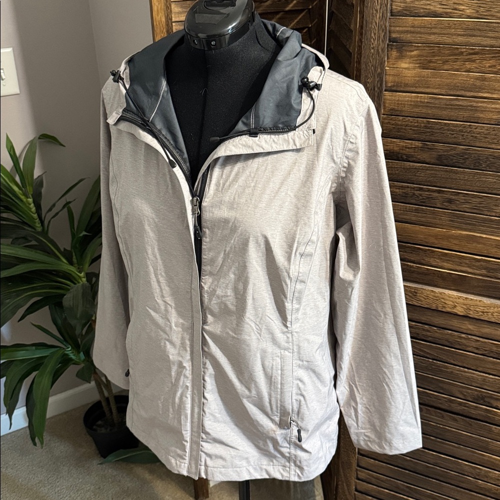 Men's Gray Hooded Jacket